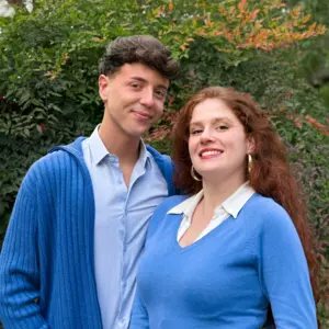 Retrato de  Rubén Avilés y Teresa Caballero