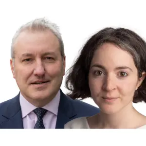 Retrato de  Soumaya Keynes y Chad P. Bown