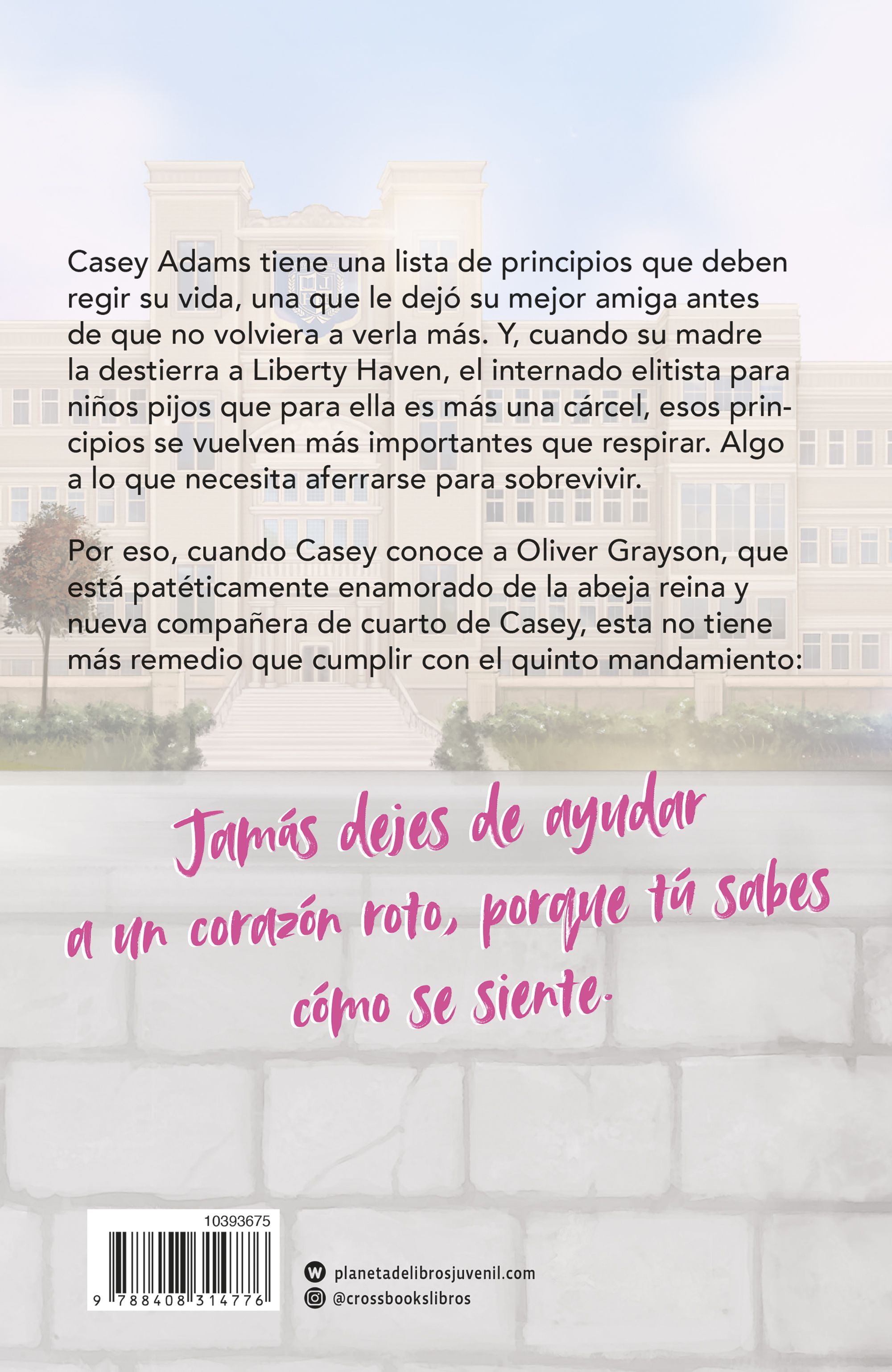 Miniatura contraportada Liberty Haven 1. Los diez mandamientos de Casey Adams