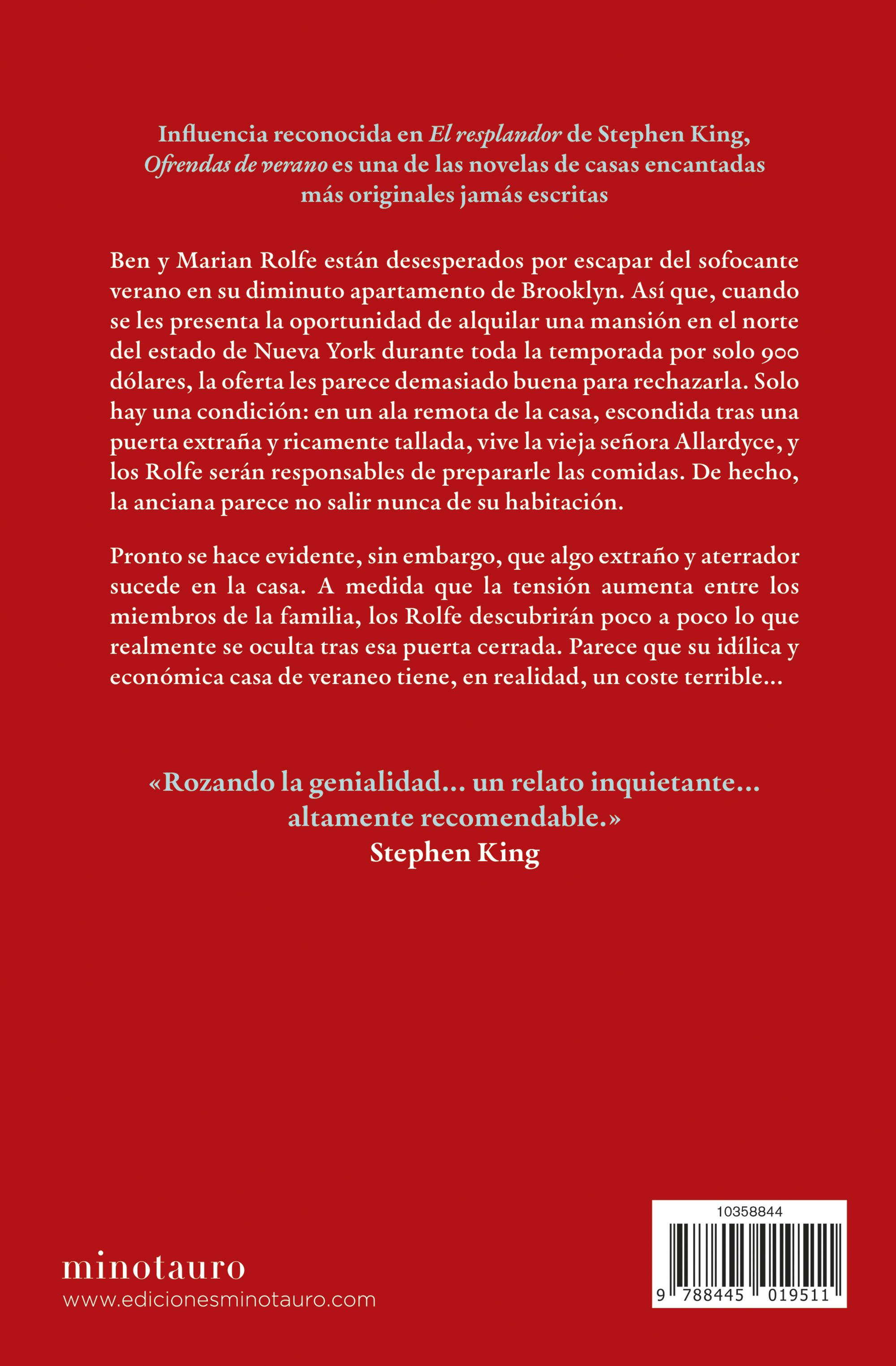 Miniatura contraportada Ofrendas de verano