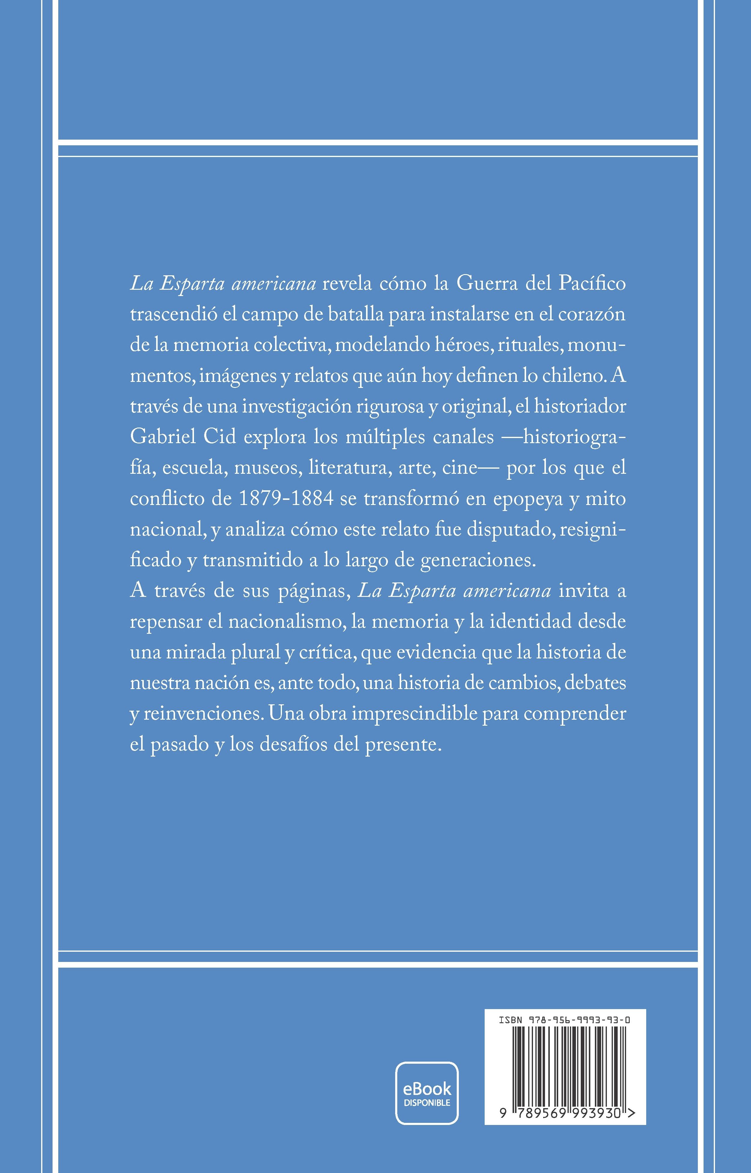 Miniatura contraportada La Esparta americana