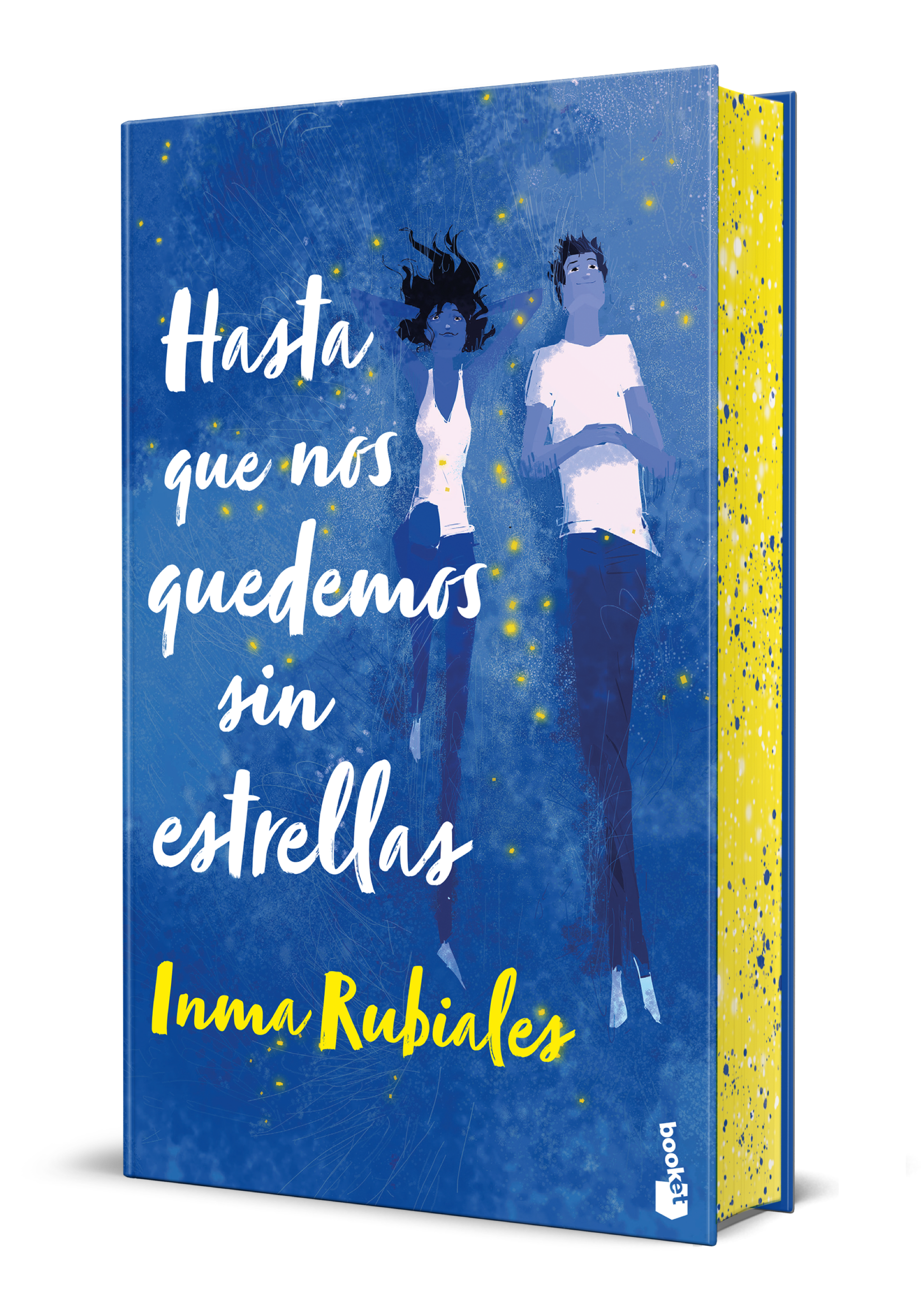 Portada Hasta que nos quedemos sin estrellas. Edición de bolsillo con cantos decorados