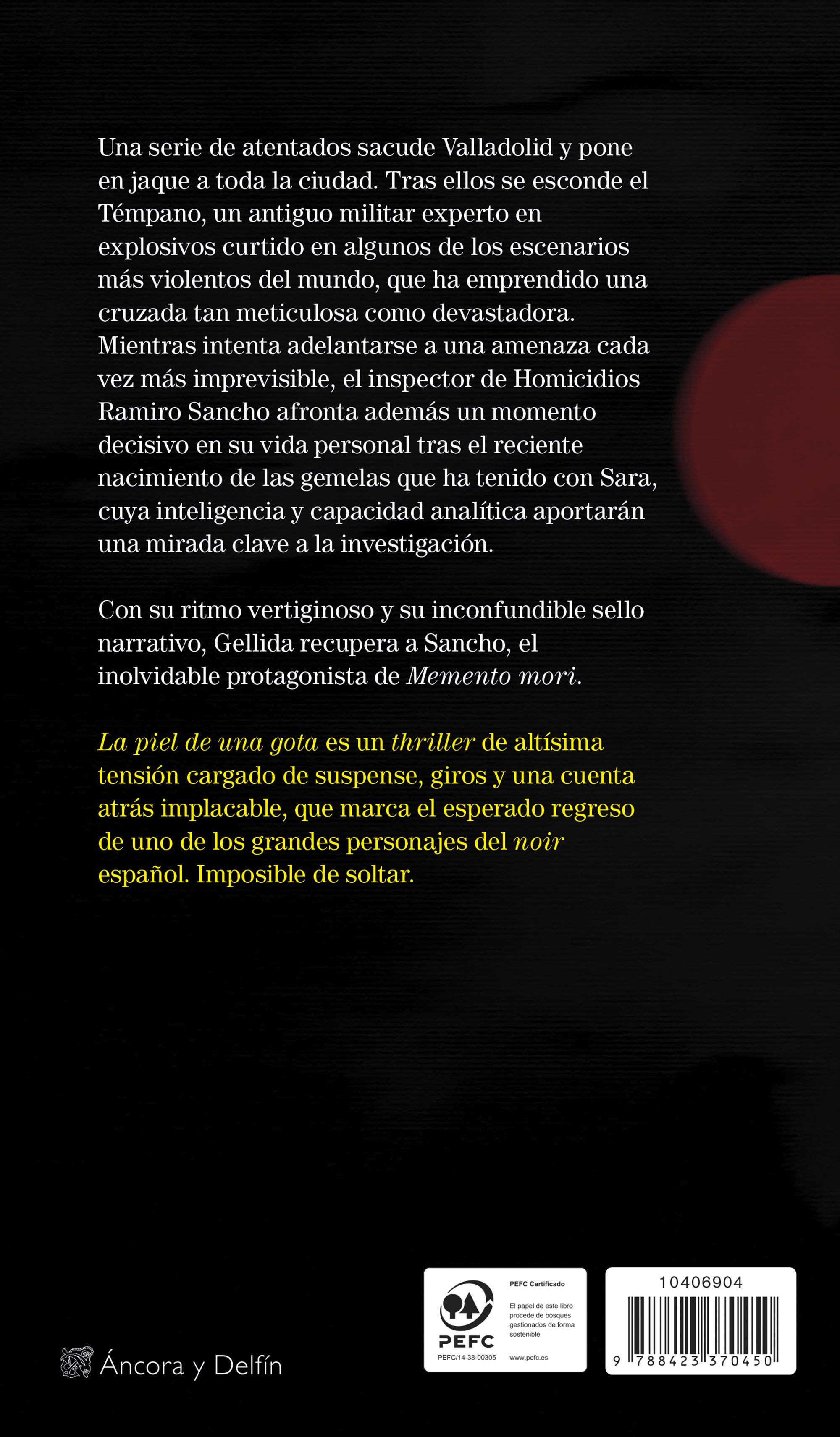 Miniatura contraportada La piel de una gota