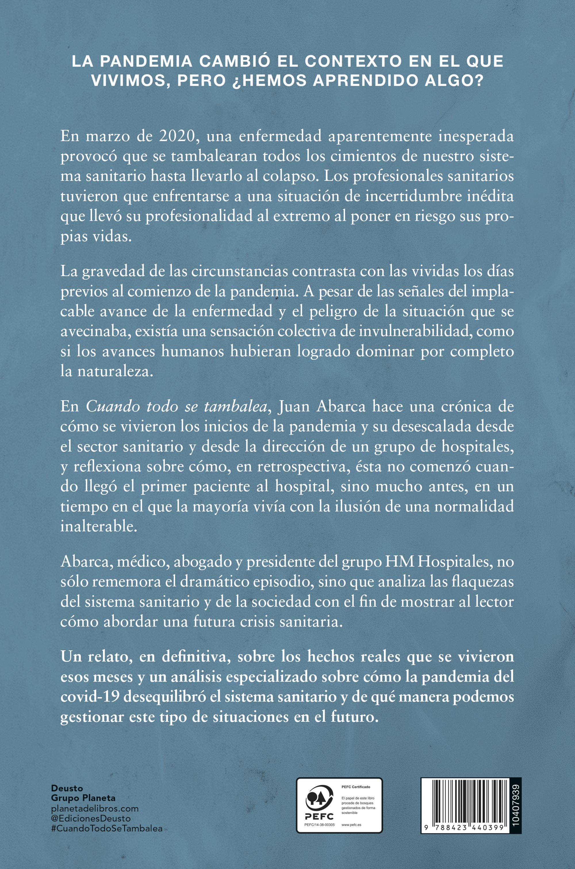 Miniatura contraportada Cuando todo se tambalea