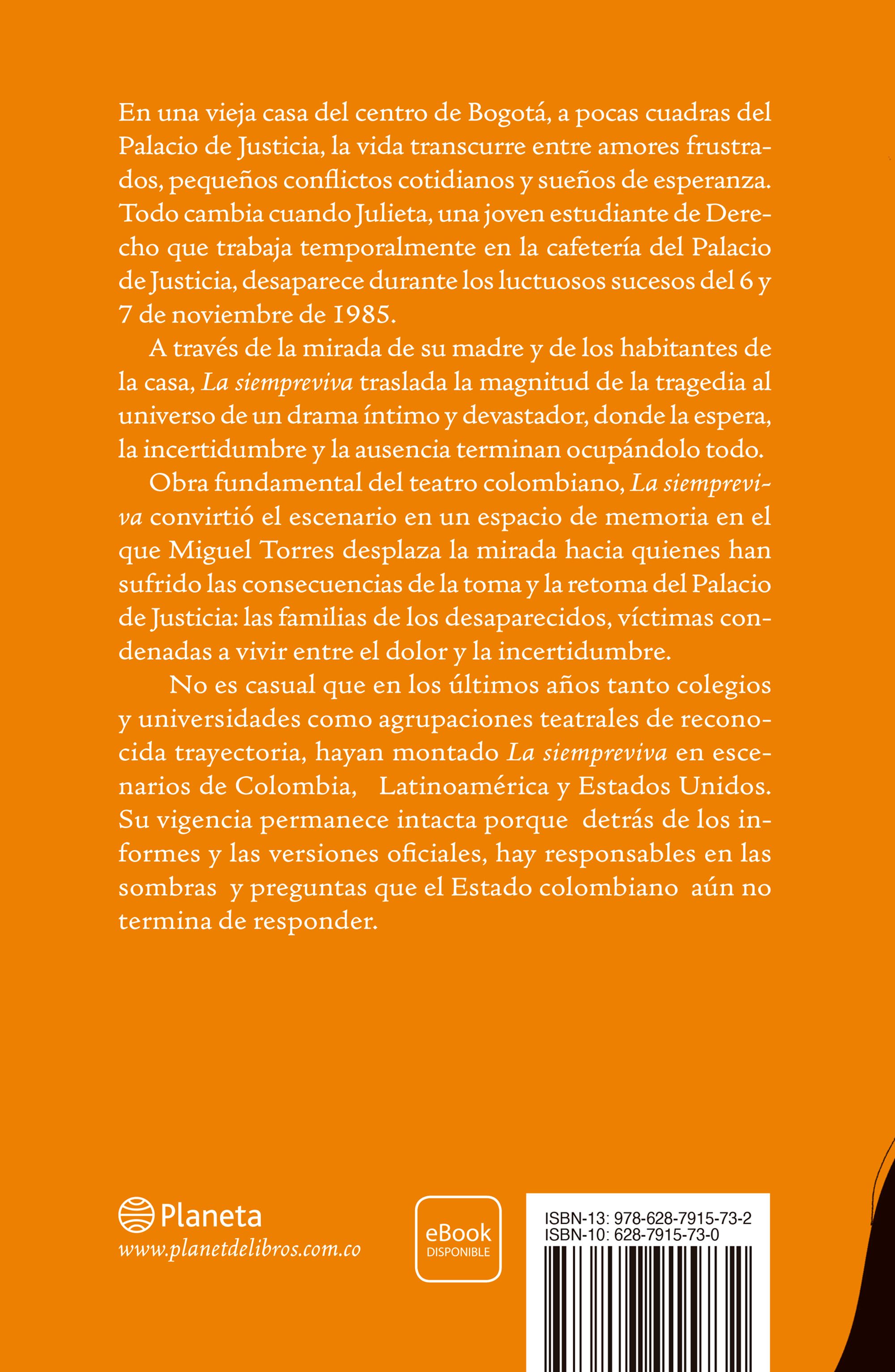 Miniatura contraportada La siempreviva