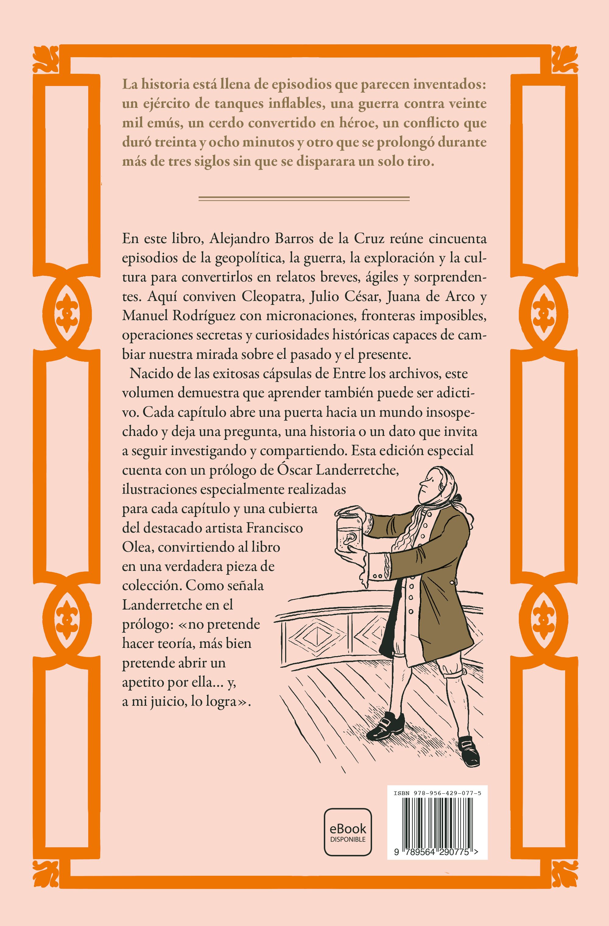 Miniatura contraportada Entre los archivos. Tapa dura