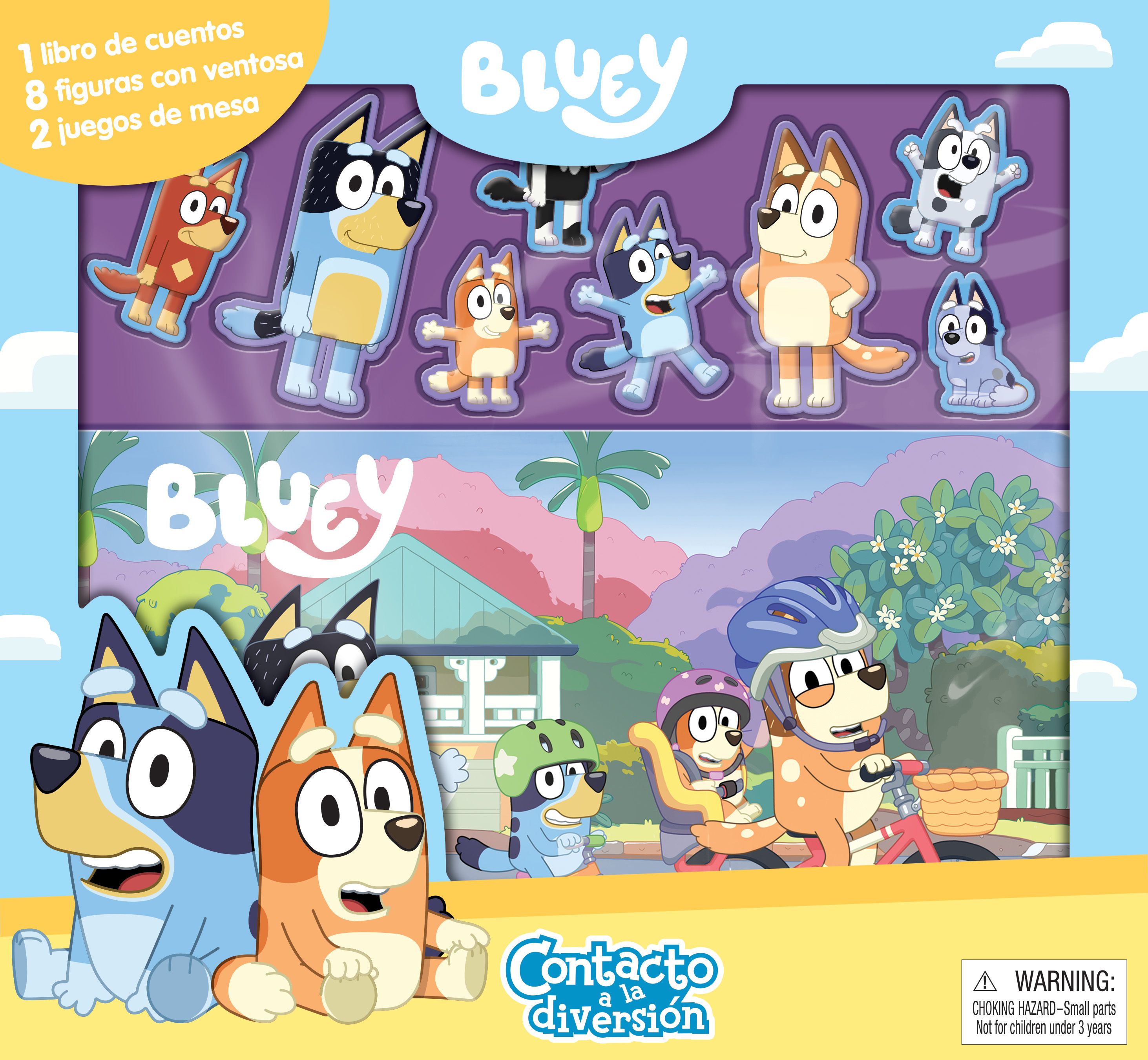 Portada BBC BLUEY CONTACTO A LA DIVERSION