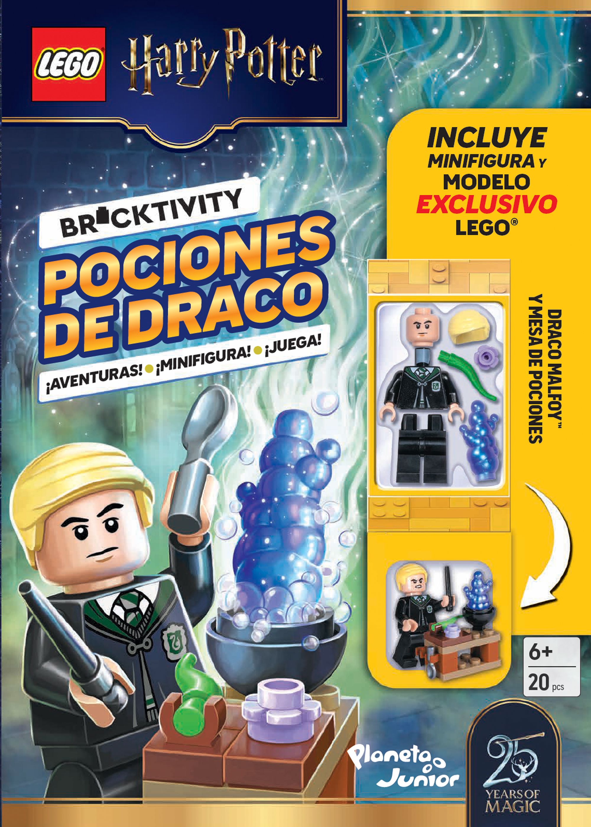 Portada Pociones de Draco. LEGO