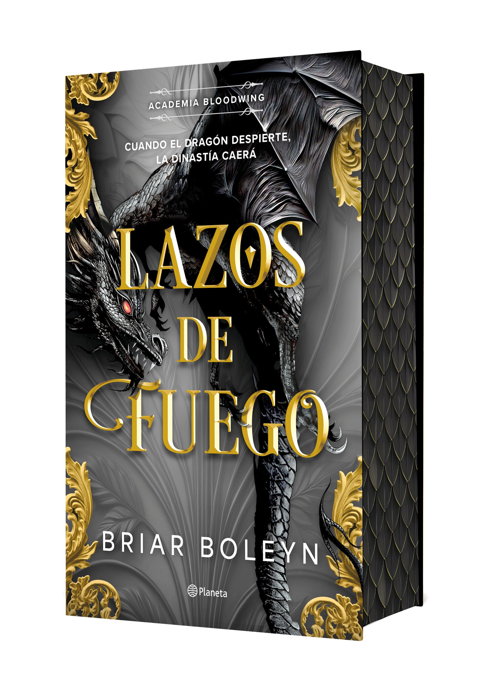 Portada Lazos de fuego (Academia Bloodwing 2)