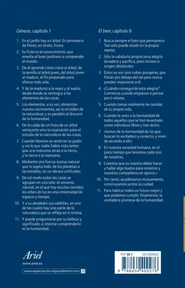 Contraportada El buen libro