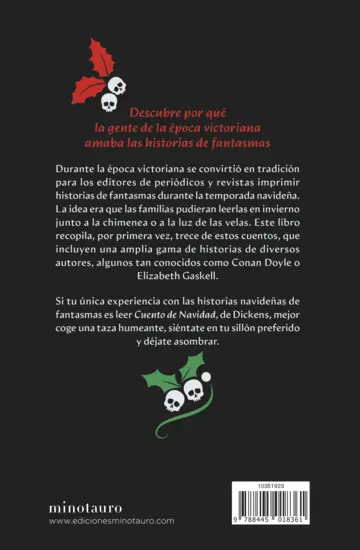 Contraportada Cuentos victorianos de fantasmas para Navidad
