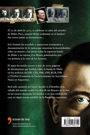 Contraportada ¿Murió Hitler en el búnker?
