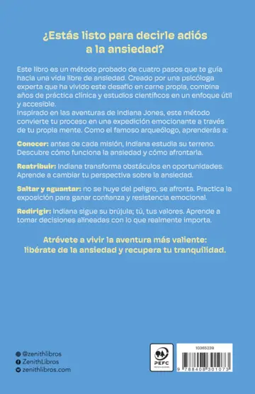 Contraportada Adiós a la ansiedad