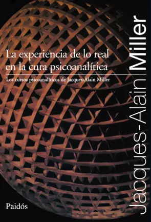 Portada Experiencia de lo real en la cura psicoanalítica