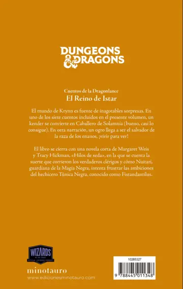 Contraportada Cuentos de la Dragonlance nº 04/06 El Reino de Istar