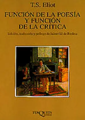 Portada Función de la poesía y función de la crítica