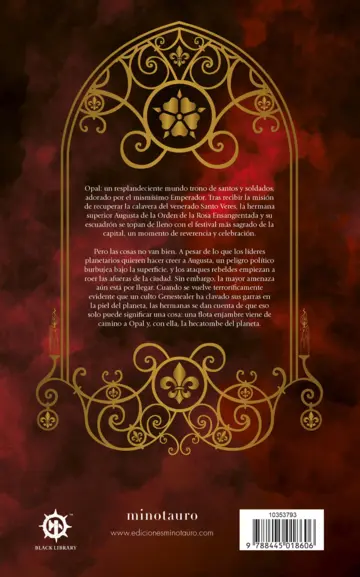 Contraportada La rosa en la oscuridad