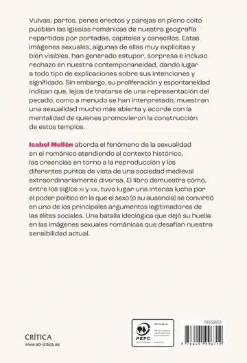 Contraportada El sexo en tiempos del románico