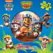 Portada NICK PAW PATROL DINO RESCUE MI PRIMER LIBRO DE ROMPECABEZAS
