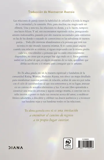 Contraportada Tu alma gemela eres tú