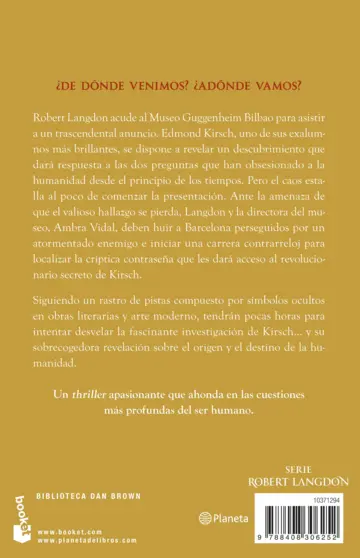 Contraportada Origen