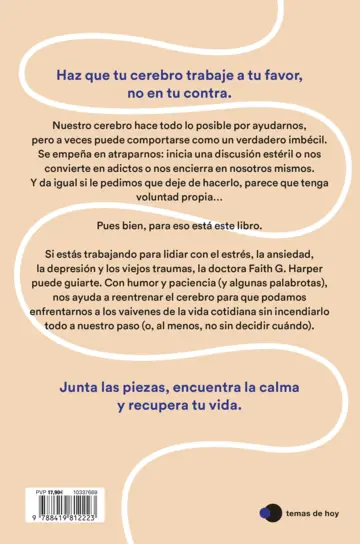 Contraportada Calma tu puta cabeza