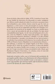 Miniatura contraportada El sueño de la familia Crespi