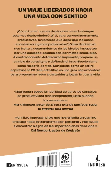 Contraportada Meditaciones para mortales