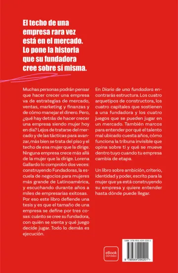 Contraportada Diario de una fundadora