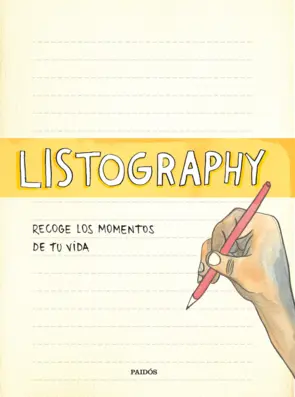Portada Listography. Recoge los momentos de tu vida