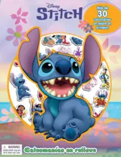 Portada DISNEY STITCH CALCOMANIAS EN RELIEVE