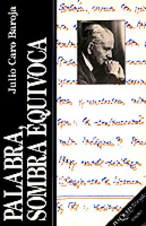 Portada Palabra, sombra equívoca