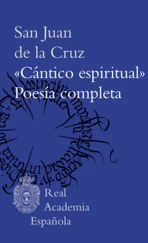 Portada "Cántico espiritual". Poesía completa