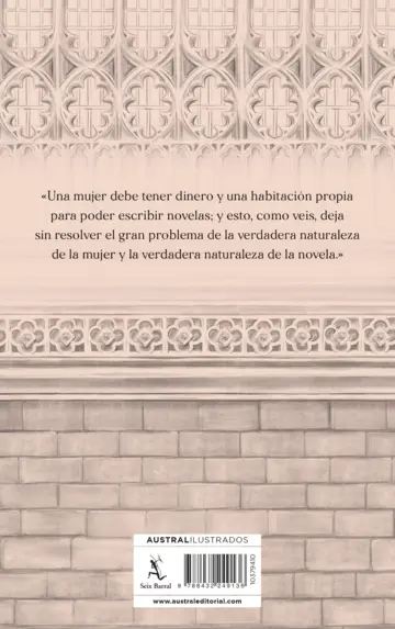 Contraportada Una habitación propia