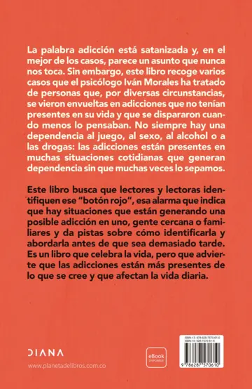 Contraportada Adictos en potencia