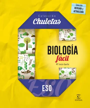Contraportada Biología fácil para la ESO