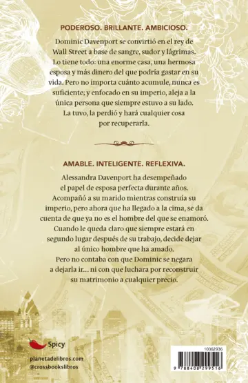 Contraportada Pecados 3. Rey de la codicia