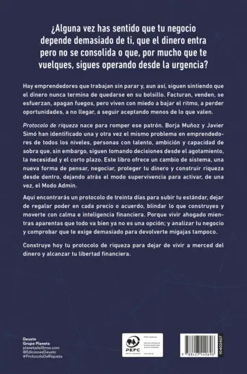 Contraportada Protocolo de riqueza