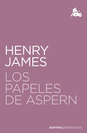 Portada Los papeles de Aspern