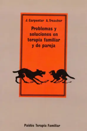 Portada Problemas y soluciones en terapia familiar y de p