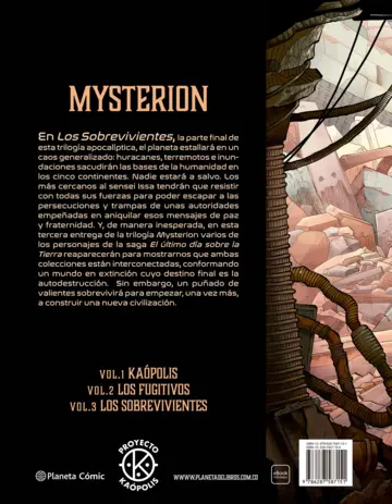 Contraportada Los sobrevivientes