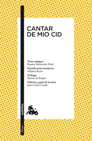Portada Cantar de mío cid