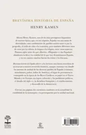 Miniatura contraportada Brevísima historia de España