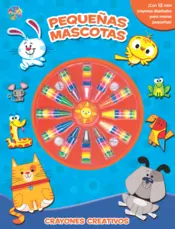 Portada Pequeñas mascotas crayones creativos