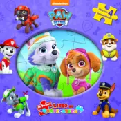 Portada Nick Paw Patrol niñas. Mi primer libro de rompecabezas