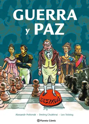 Portada Guerra y paz. La novela gráfica