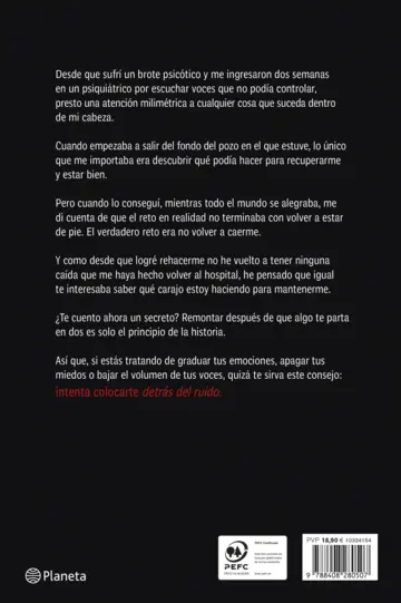 Contraportada Detrás del ruido