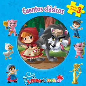 Portada Cuentos Clásicos. Mi primer libro de rompecabezas
