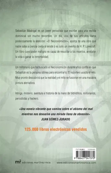 Contraportada El rumor de los muertos