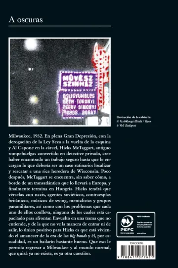 Contraportada A oscuras